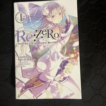 Re:ZERO Starting Life in Another World Vol 1 (light novel) - £12.38 GBP