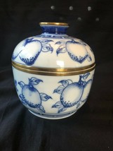 Antique chinese porcelain lidded bowl - $99.00