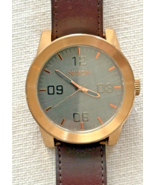 NIXON Corporal Rose Gold Stainless Steel w/Leather Strap Men&#39;s Watch (A2... - €76,26 EUR