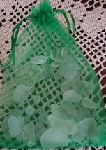 40+ Pieces ~ Genuine Lake Erie Beach Glass ~ Surf Tumbled ~ Frosted Color (131) - £17.67 GBP