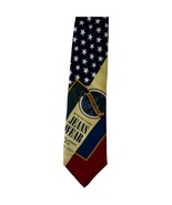 Vintage Structure Jeans Wear Men&#39;s Silk Neck Tie Necktie Graphic Logo Co... - $248.94 MXN