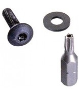 4 HTX SECURity RACK SCREWS + 1 TBIT Star Post driver BIT 10-32&quot; MIDDLE A... - $484.57 MXN