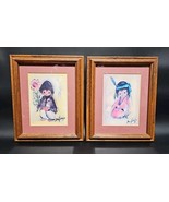 Ettore “Ted” DeGrazia Degrazia 2 Framed Prints Love Me &amp; Wandas Little B... - $722.55 MXN