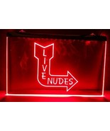 Live Nudes Sexy Lady Night Illuminated Led Neon Sign Decor, Bar, Pub, Ar... - $35.65 CAD+
