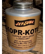 Jet Lube 10004 Kopr-Kote Copper Anti Seize Grease - 450gm Lubricant NSF - $19.50
