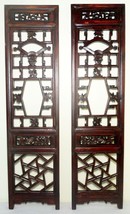 Antique Chinese Screen Panels (2690) (Pair) Cunninghamia wood, Circa 180... - $417.09 CAD