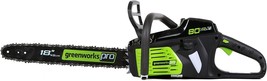 Greenworks Pro 80V 18-Inch Brushless Cordless Chainsaw, Tool Only Gcs80450. - $233.93