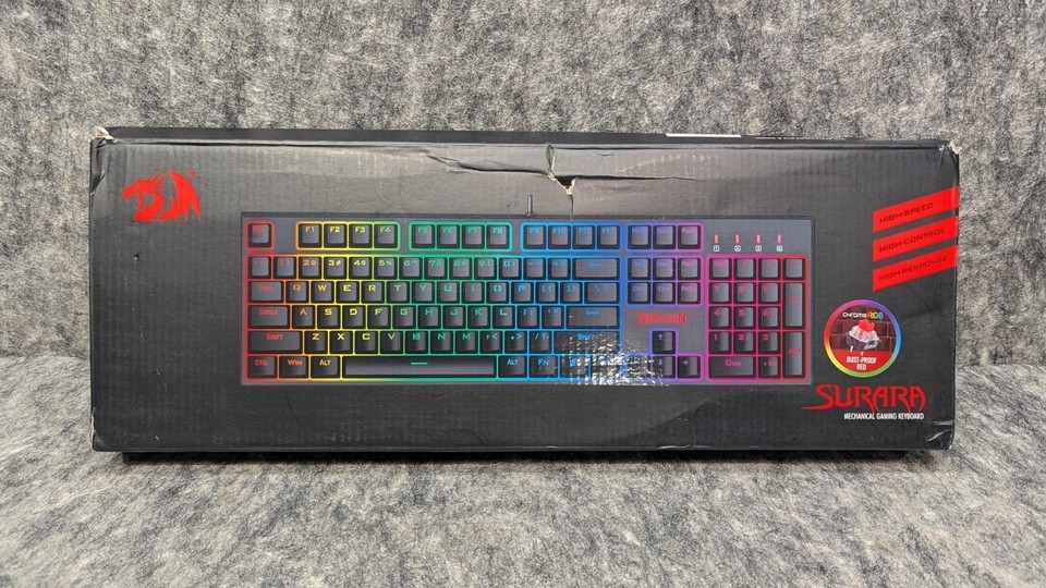 Redragon Surara K582RGB Mechanical Gaming Keyboard – Sealed Box, Wired R... - $32.99