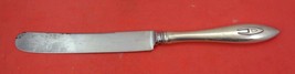 Buckingham Narrow by Shreve Sterling Silver Dinner Knife Blunt &quot;A&quot;  9 7/8&quot; - £53.35 GBP
