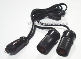 Lighter Plug Socket &quot;Y&quot; Extension SPLITTER Cable Cord 2 Dual Power Outle... - $10.35