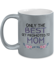Mom Mugs Mom - Only The Best Moms Silver-M-Mug - £14.34 GBP