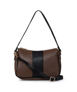 Goyet Mabel Hand, Shoulder, and Crossbody Bag - Light Beige &amp; Black Striped - $555.07 MXN