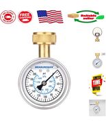 Precision Glycerin-Filled Water Pressure Gauge - 0-200 psi/kpa with 3/4&quot;... - $455.80 MXN