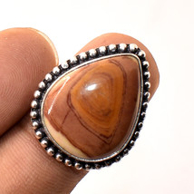 Red Brecciated Jasper Gemstone Valentine&#39;s Day Gift Ring Jewelry 7&quot; SA 4587 - £3.87 GBP