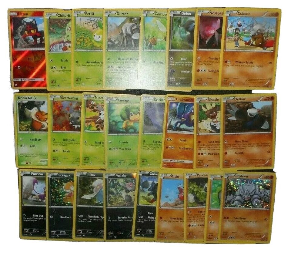 Primary image for LOT COLLECTION OF 289 OFFICIAL POKEMON MIXED TRADING CARDS IN GOOD CONDITION