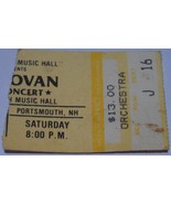 DONOVAN Vintage 1970&#39;s Ticket Stub THE MUSIC HALL Portsmouth NH Hurdy Gu... - $8.75