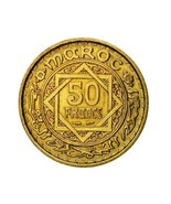 Coin, Morocco, 50 Francs - $1,501.54 MXN