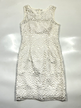 Cache Lace Sheath Dress Size 2 Womens White Tank Sleeveless Dress - £34.70 GBP