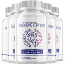 (5 Pack) Nooceptin Nootropic Supplement - Brain Productivity Support - 300 Caps - £97.71 GBP