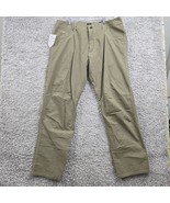 Kuhl Revolvr Pants Mens 38x32 Khaki Straight Vintage Patina Dye Outdoors... - $85.09