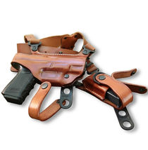Fits Walther PPS M2 9mm 3.18”BBL Leather Horizontal Holster Single Mag #1230# RH image 7