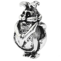 Chubby Bunny Rabbit European Bead Pandora Style Chamilia Troll Biagi - £3.79 GBP