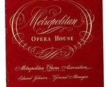 DIE WALKUERE Metropolitan Opera Program 1946 Helen Traubel Lauritz Melch... - £23.91 GBP