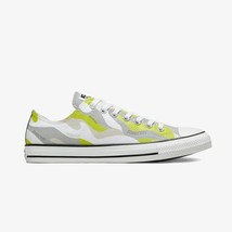 Converse Youth Chuck Taylor All Star White/Ash Stone/Lime Twist 372088F ... - $27.68