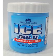 Personal Care, Ice Cold Analgesic Gel 8 oz., 1 Jar Each, By Delta Brands - $6.64