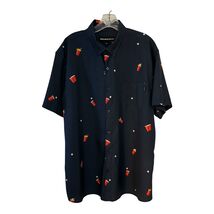 Molokai Surf Co Men’s XL Button-Down Shirt Party Cup Print - $26.10