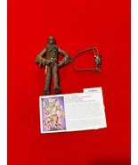 Vintage Star Wars Chewbacca! + Bio Card! LFL Power of the Force 2001  - $7.99