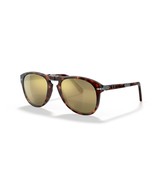 Persol Sunglasses PO0714SM 24/AM 54mm Havana / Mirror 24K Gold Plated Lens - $9,340.05 MXN