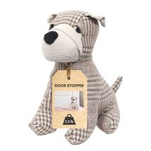 Decorative Dog Door Stop - 2.3 lb. Weighted Door Stopper for Living Room, Bedroo - £19.97 GBP