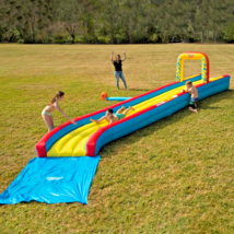 SLIP AND A N SLIDE OUTDOOR TOYS WATER SLIDE WHAM O GIANT INFLATABLE BLOW... - £241.46 GBP