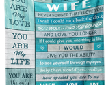 Gifts for Wife from Husband, Anniversary Wedding Gift for Her Blanket 60... - $35.96