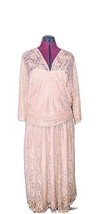 Kiyonna Dress Women Lace Style Peach Blush Party Swinging Symphony Size 2X - $98.02