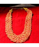 Beautiful Seed Beaded Vintage Necklace - $38.00 CAD