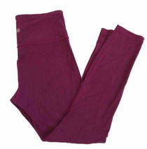 Athleta Women&#39;s Leggings Size S Elation 7/8 Tight Magenta Skinny Leg Athleisure - £25.83 GBP