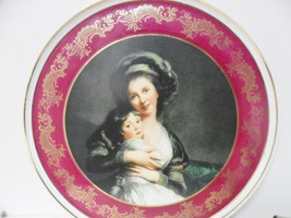 Limoges France souvenir Plate- Vigee Lebrun Painting - M.V. Omeric Maiden Voyage - £66.03 GBP