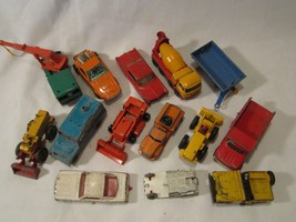 Lot Vtg Die-cast Trucks &amp; Cars Matchbox Lesney [Y153a5] - £27.19 GBP