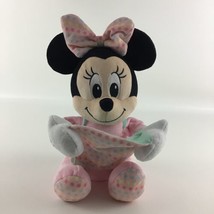 Disney Baby Peek A Boo Minnie Mouse Hide &amp; Seek 10&quot; Plush Stuffed Toy Musical - £25.47 GBP