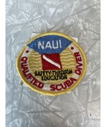 Vtg Naui Qualified Scuba Diver Patch 1970&#39;s Safety Through Education. Un... - £7.78 GBP