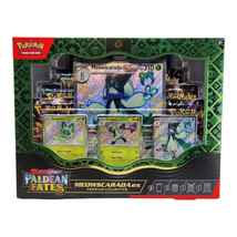 Pokemon TCG Scarlet &amp; Violet 4.5 Paldean Fates EX Premium Collection Meo... - £35.96 GBP