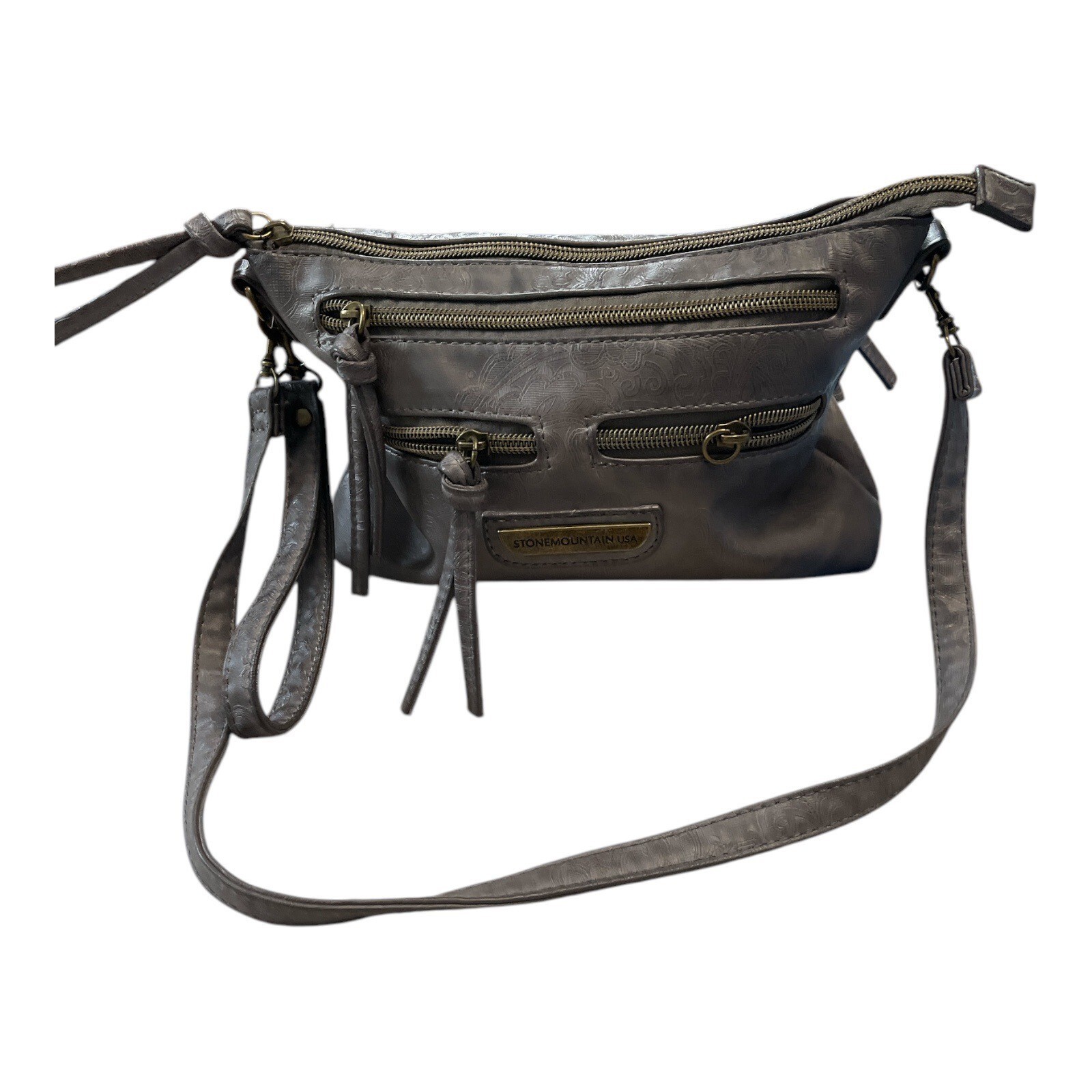 Stone Mountain USA Vegan Leather Crossbody &amp; Wristlet Bag - $20.00