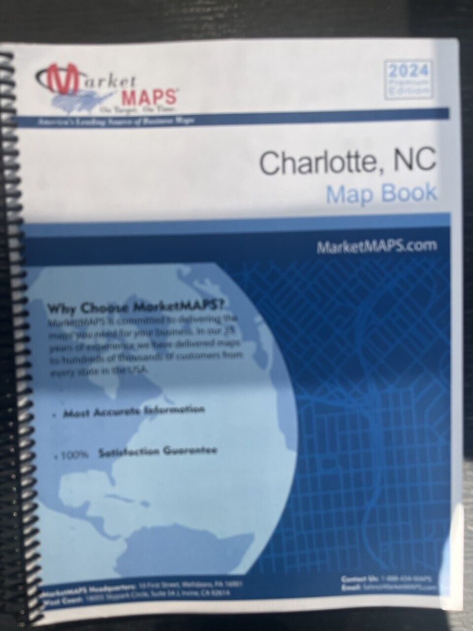 Charlotte NC Street Atlas 2024 ED MM Maps Atlases 57 