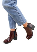 Chinese Laundry Take Me On Booties Burgundy - $30.00