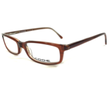 CODE Eyeglasses Frames 3001 7279 Clear Brown Rectangular Full Rim 51-16-140 - $46.53