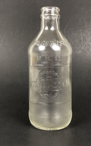 VTG Pepsi-Cola 10 oz Clear Glass Bottle Textured Embossed No Deposit No ... - $5.89