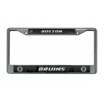 boston bruins nhl ice hockey team logo chrome license plate frame made in usa - £24.10 GBP