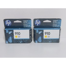 HP Genuine 910 Yellow Ink 3YL60AN New 2 Pack - $19.79